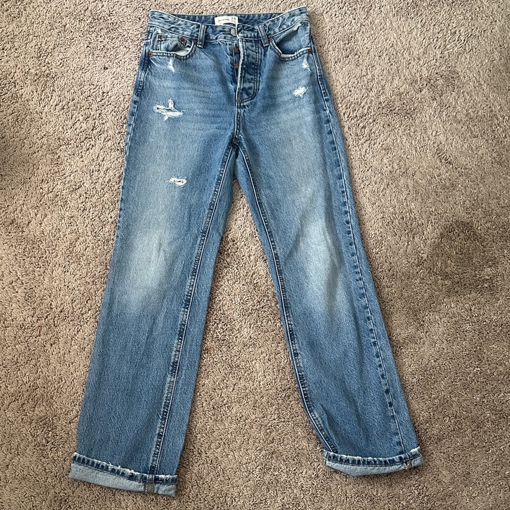Stradivarius Classic Blue Denim Jeans